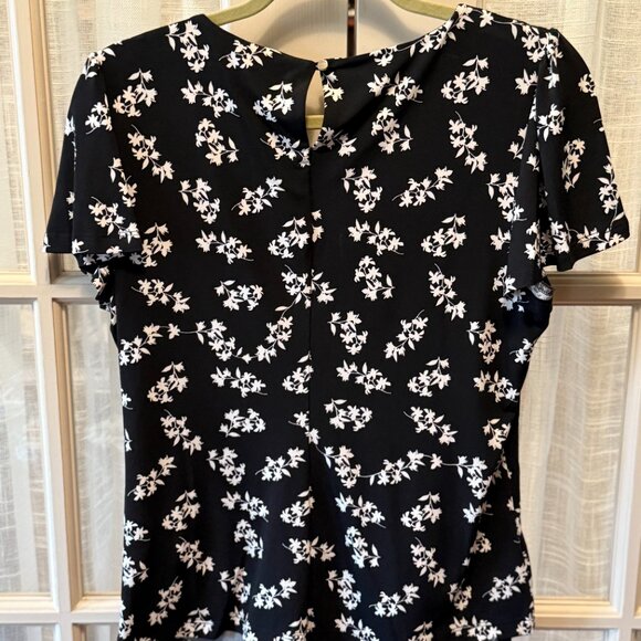 Calvin Klein Floral Blouse - Picture 3 of 4